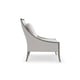 Performance Fabric & Silver Driftwood Finish Armchair A FINE LINE by Caracole 