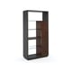 Warm Slate & Gold Hardware Display Cabinet Double Booked by Caracole 
