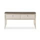 Midnight Maple & Soft Silver Paint Console Table SHELL IT LIKE IT IS by Caracole 