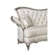 Luxury Champagne Pearl Silk Chenille Loveseat HD-90020 Classic Traditional