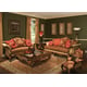 Luxury Silk Chenille Solid Wood Formal Sofa Classic Benetti's Regalia Classic
