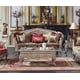 Homey Design HD-1880 Traditional Luxury Taupe Pearl Tufted Upholstered Sofa Couch