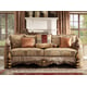 Metallic Antique Gold Sofa Traditional Homey Design HD-1601