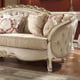 Luxury Cream Chenille Tufted Sofa Set 2Pcs Traditional Homey Design HD-7310 