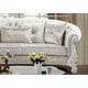 Pearl White Finish Wood Sofa Traditional Cosmos Furniture Juliana