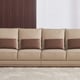 Italian Leather Sand Tan Brown Mansion Sofa GLAMOUR EUROPEAN FURNITURE Modern