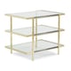 Majestic Gold Finish THE TOP TO BOTTOM END TABLE by Caracole 