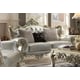 Belle Silver Victorian Sofa Set 3Pcs Traditional Homey Design HD-13006 