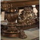 Antique Gold & Perfect Brown Dining Table Traditional Homey Design HD-8011 