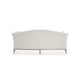Low-pile Performance Velvet Soft Silver Paint Sofa SWEET AND PETITE by Caracole 