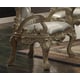 Champagne Carved Wood Dining Set 9Pcs Traditional Homey Design HD13012-G 