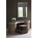 Gray Armani Marble Top & Dry Martini Finish Console Desk VANITY FAIR by Caracole 