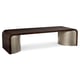 Aged Bourbon & Smoked Bronze STREAMLINE COCKTAIL TABLE by Caracole 