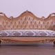 Luxury Black & Gold Wood Trim TIZIANO II Sofa Set 3 Pcs EUROPEAN FURNITURE Classic