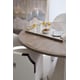 Driftwood Top Faux White Crackle Base Dining Table Around The Edge 60 by Caracole 