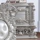 Traditional Silver Wood Nightstand Homey Design HD-1808-N
