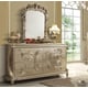 Homey Design HD-13005 Traditional Luxury Pearl White Finish Dresser and Mirror