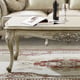 Plantation Cove White Finish Coffee Table Traditional Homey Design HD-32