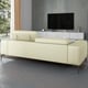 Off White Italian Leather CAVOUR Sofa Set 3Pcs EUROPEAN FURNITURE Contemporary 