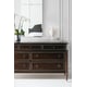 Mocha Walnut & Soft Silver Paint Finish Dresser PRIVATE SUITE by Caracole 