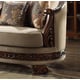 Luxury Beige Chenille Sofa Set 4Pcs w/ Coffee Table Traditional Homey Design HD-1623