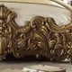 Royal Luxury Golden Brown King Bed Carved Wood Homey Design HD-8008 