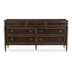 Mocha Walnut & Soft Silver Paint Finish Dresser PRIVATE SUITE by Caracole 