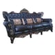 Cherry Finish Wood Sofa Traditional Cosmos Furniture Britney