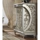 Baroque Belle Silver Chest Carved Wood Traditional  Homey Design HD-8088