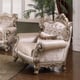 Beige Finish Wood Armchair Transitional Cosmos Furniture Emily