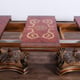 Luxury Antique Bronze & Black VALENTINA Dining Table Set 9Pcs EUROPEAN FURNITURE 