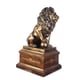 Antique Bronze with Polished Accents Lion with Left Ball Homey Design HD-AC71158