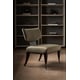 Moonstone, Deep Bronze & Seal Skin Finish Bookcase HIGH RISE by Caracole 
