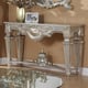 Antique Silver Finish Console Table Traditional Homey Design HD-8908S