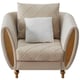 Luxury Beige Velvet SIPARIO VITA Sofa Set 3P EF-22562 EUROPEAN FURNITURE Modern 