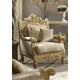 Chair in Yellow Fabric Traditional Style Homey Design HD-2659