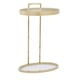 Metal Frame In Whisper of Gold End Table SPOT ON by Caracole 
