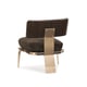 Aged Bourbon & Golden Bronze Accent Chair AIRFLOW CHAIR by Caracole 