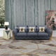 Gray Italian Leather CASTELLO Sofa EUROPEAN FURNITURE Contemporary Modern