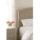 Soft Silver Leaf & Moonlit Sand Finish Queen Bed RISE TO THE OCCASION by Caracole 