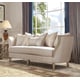 Champagne Finish Luxury Fabric Sofa Set 4Pcs w/ Coffee Table Modern Homey Design HD-632 SPECIAL ORDER