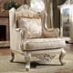 Chair in Beige Fabric Traditional Style Homey Design HD-661