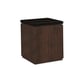 Urban Black Top & Ebony Finish THE ABSTRACT SIDE TABLE by Caracole 