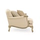 Dressy Ivory & Gold Palette Traditional Accent Chair SAVOIR FAIRE by Caracole 