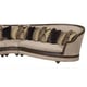 Latte Beige Fabric Sectional Sofa Walnut Wood HD-90003 LEFT Classic Traditional