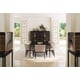 Modern Ebony W/ Urban Brass Accents THE LIFESTYLE DINING TABLE by Caracole 