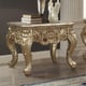 Metallic Gold & Silver Blend Coffee Tables 3Pc Traditional Homey Design HD-998G