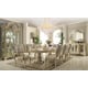 Luxury Cream Pearl Wood Side Chair Set 2Pcs Traditional Homey Design HD-5800 