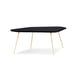 Urban Black Top THE GEO MODERN COCKTAIL TABLE Set 2Pcs by Caracole 
