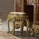 Traditional Antique Gold Solid Wood King Bedroom Set 6Pcs Homey Design HD-961